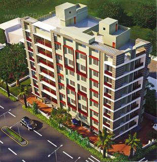 Elevation of real estate project Gandhi Galaxy located at Paldi, Ahmedabad, Gujarat