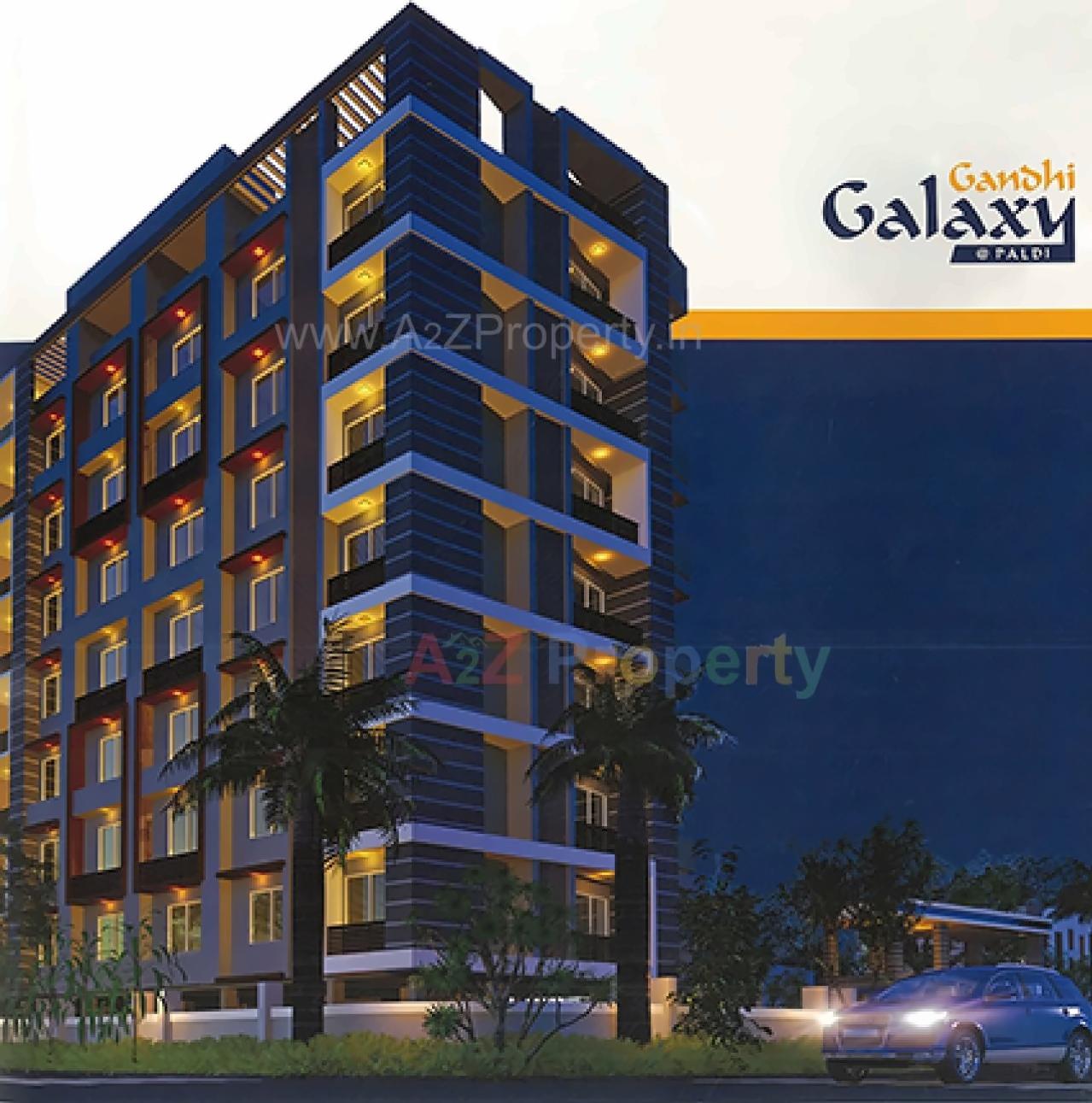 3D Elevation of real estate project Gandhi Galaxy located at Paldi, Ahmedabad, Gujarat