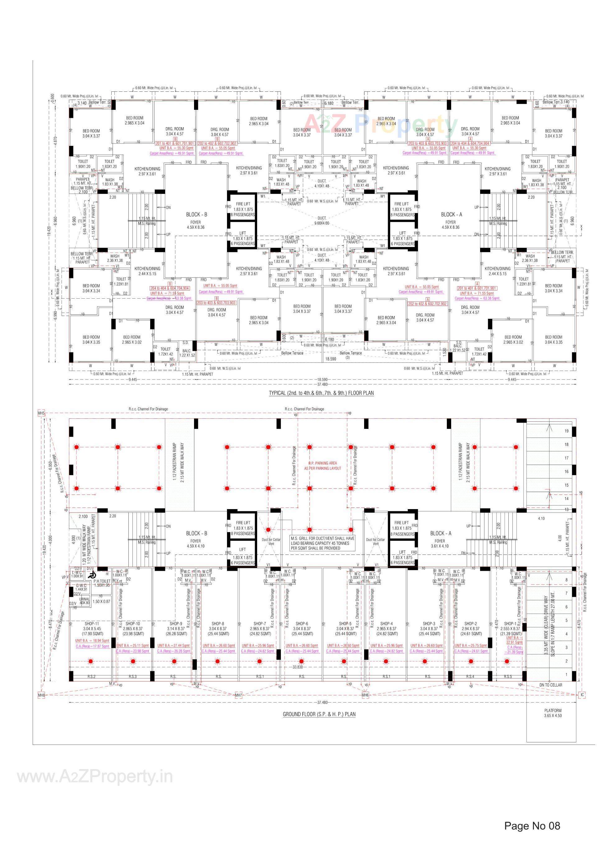 Layout of real estate project Ganesh Arise located at Vatva, Ahmedabad, Gujarat