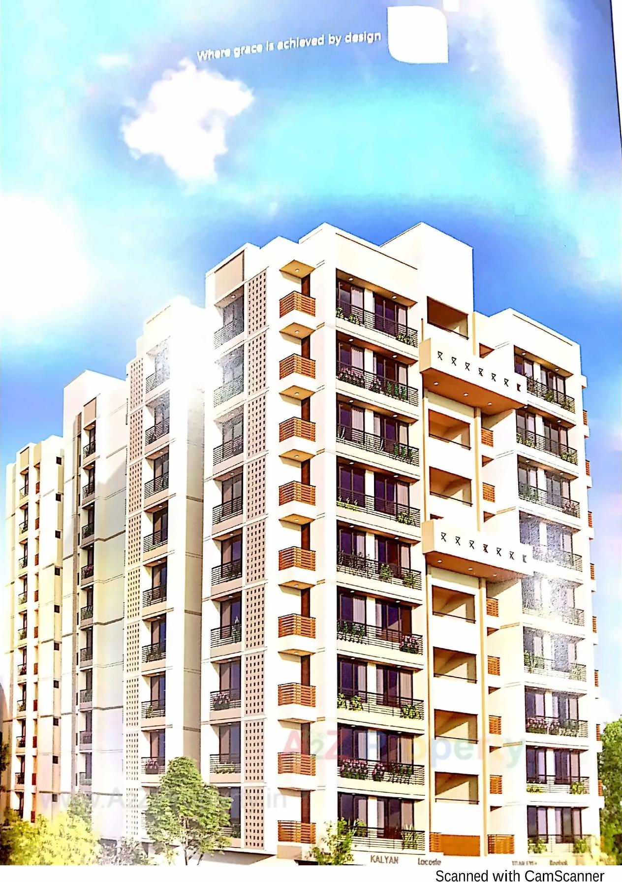 3D Elevation of real estate project Ganesh Elegence located at Ahmedabad, Ahmedabad, Gujarat