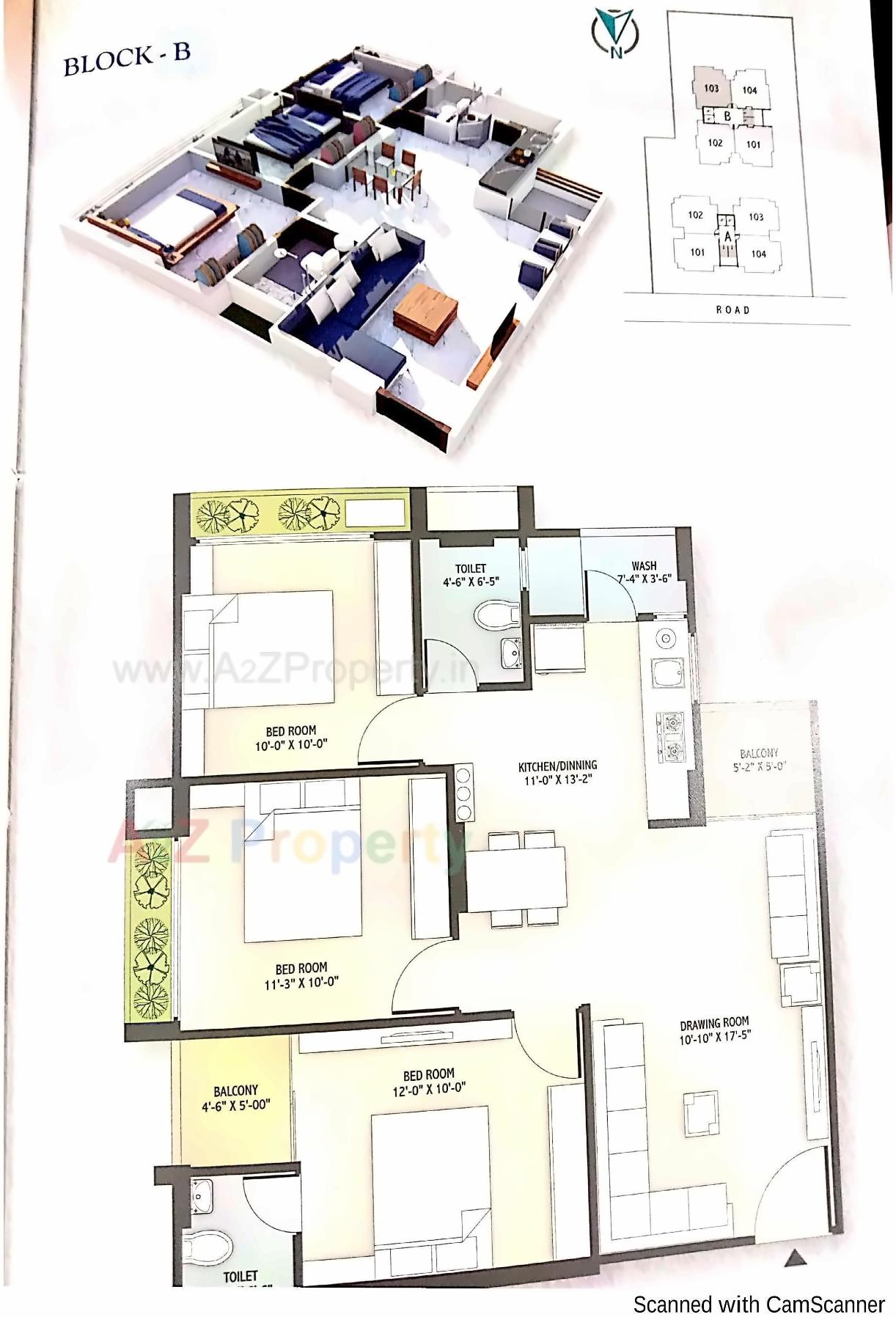 Layout of real estate project Ganesh Elegence located at Ahmedabad, Ahmedabad, Gujarat