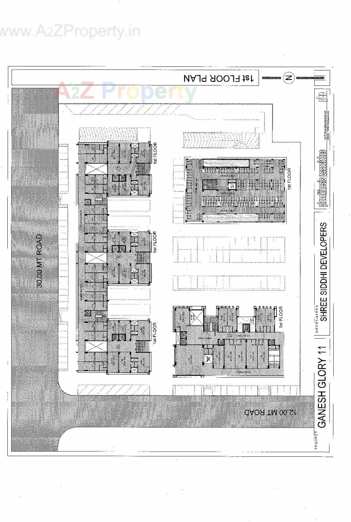 Layout of real estate project Ganesh Glory located at Jagatpur, Ahmedabad, Gujarat