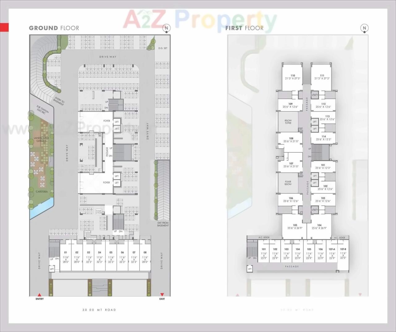Layout of real estate project Ganesh Glory located at Jagatpur, Ahmedabad, Gujarat