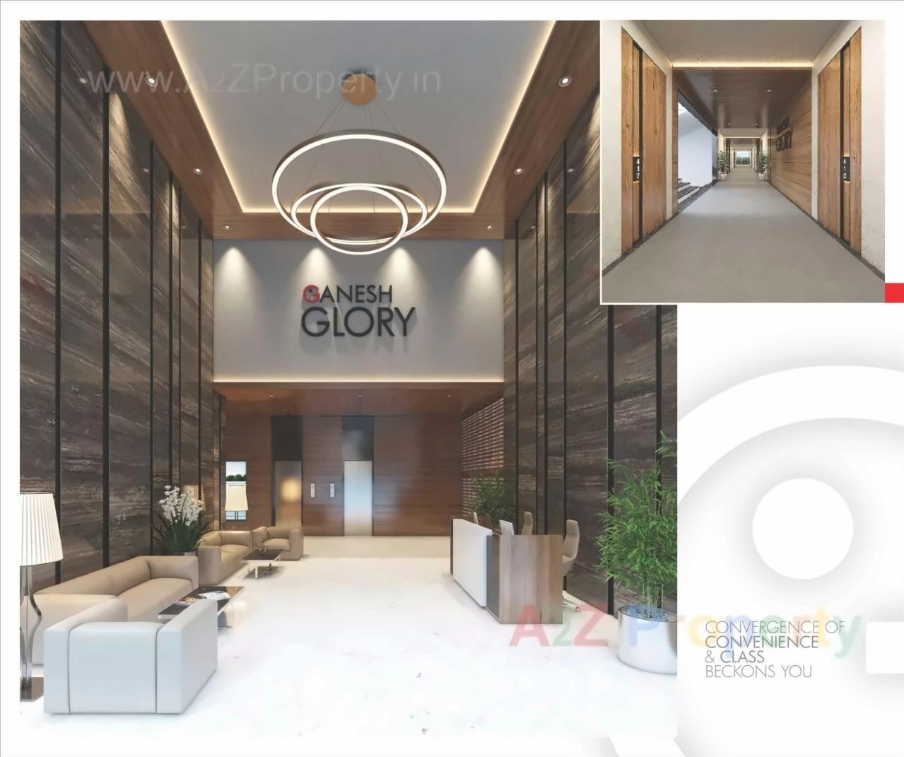 3D Elevation of real estate project Ganesh Glory located at Jagatpur, Ahmedabad, Gujarat