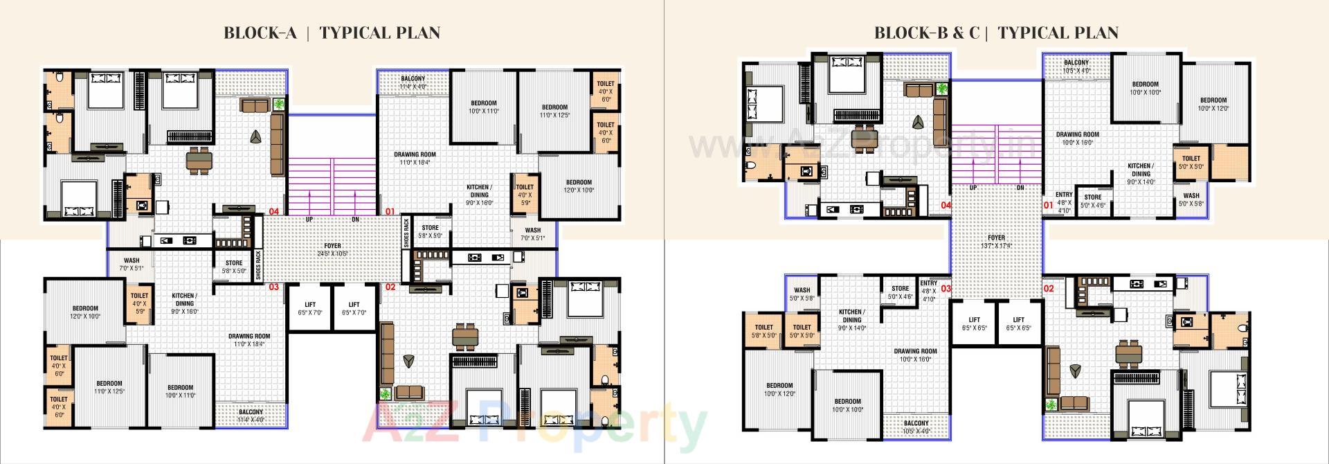 Layout of real estate project Ganesh Heritage located at Muthiya, Ahmedabad, Gujarat