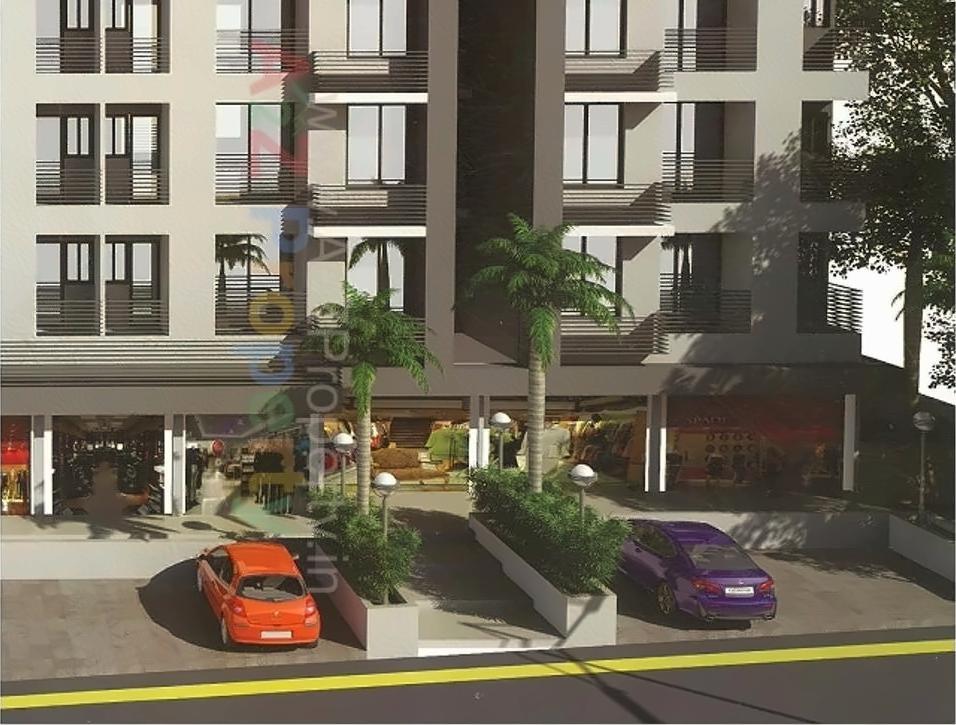 3D Elevation of real estate project Ganesh Icon located at Khodiyar, Ahmedabad, Gujarat