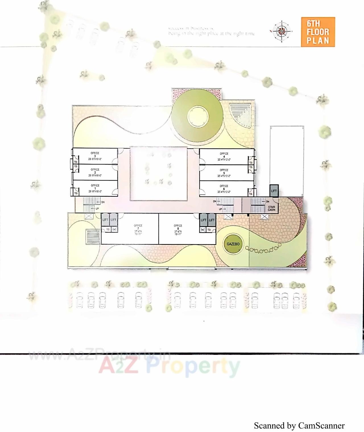 Layout of real estate project Ganesh Imperial located at Vastral, Ahmedabad, Gujarat
