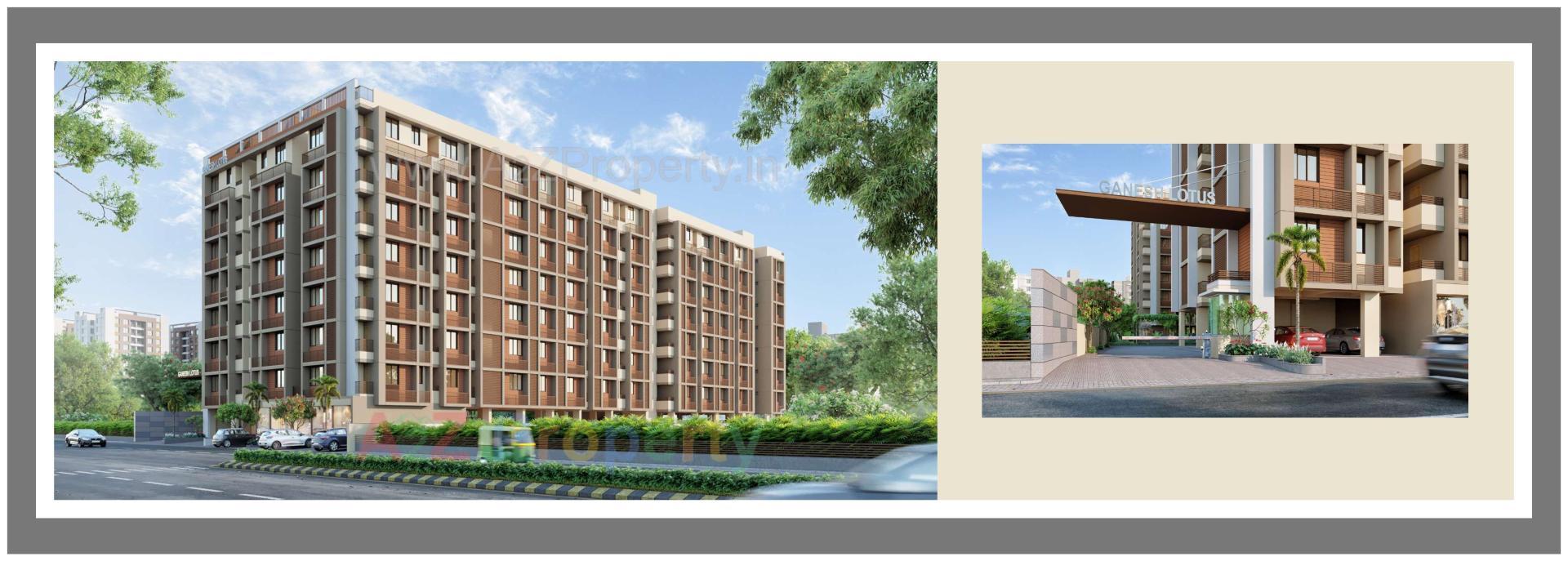 3D Elevation of real estate project Ganesh Lotus located at Ahmedabad, Ahmedabad, Gujarat