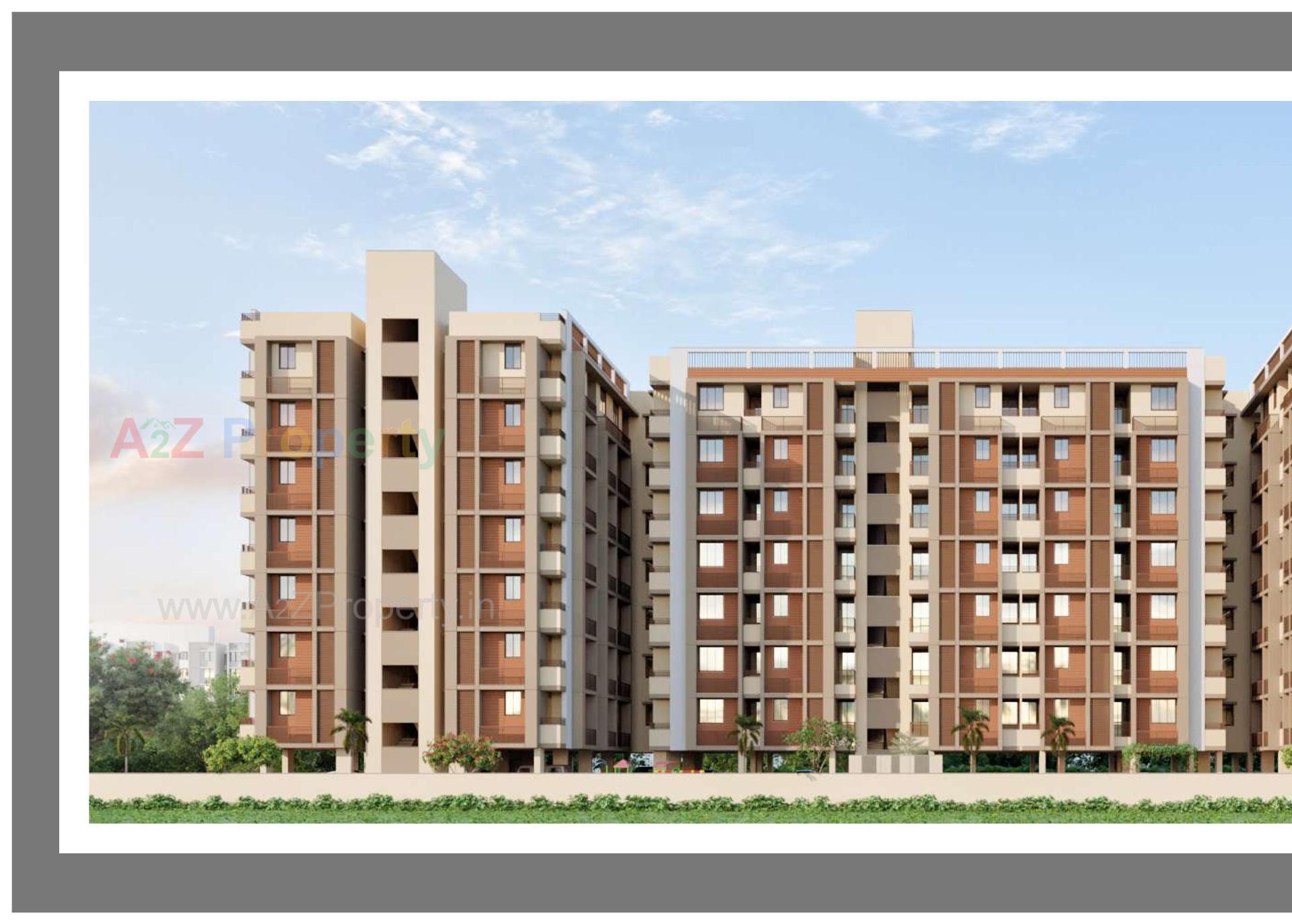 3D Elevation of real estate project Ganesh Lotus located at Ahmedabad, Ahmedabad, Gujarat