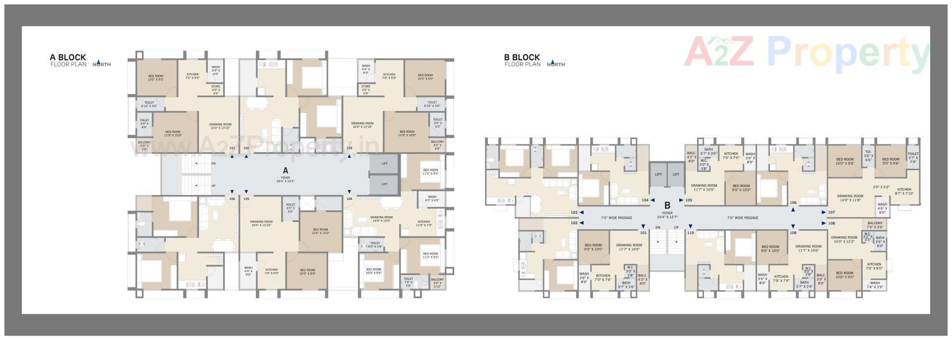 Layout of real estate project Ganesh Lotus located at Ahmedabad, Ahmedabad, Gujarat