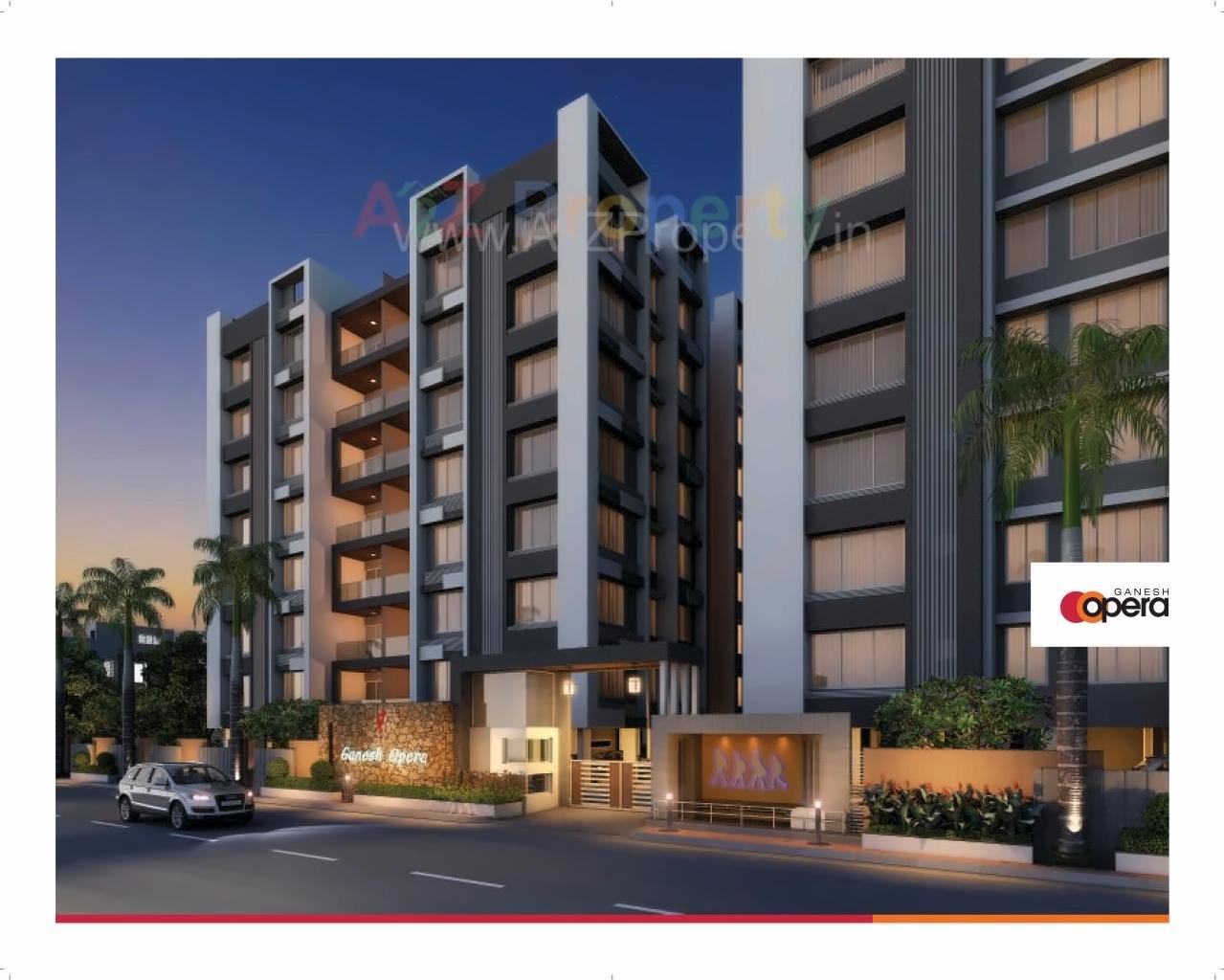 3D Elevation of real estate project Ganesh Opera located at Nikol, Ahmedabad, Gujarat