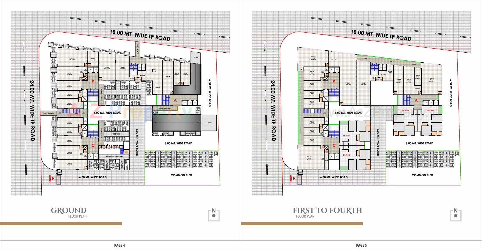 Layout of real estate project Ganesh Rivera located at Nikol, Ahmedabad, Gujarat