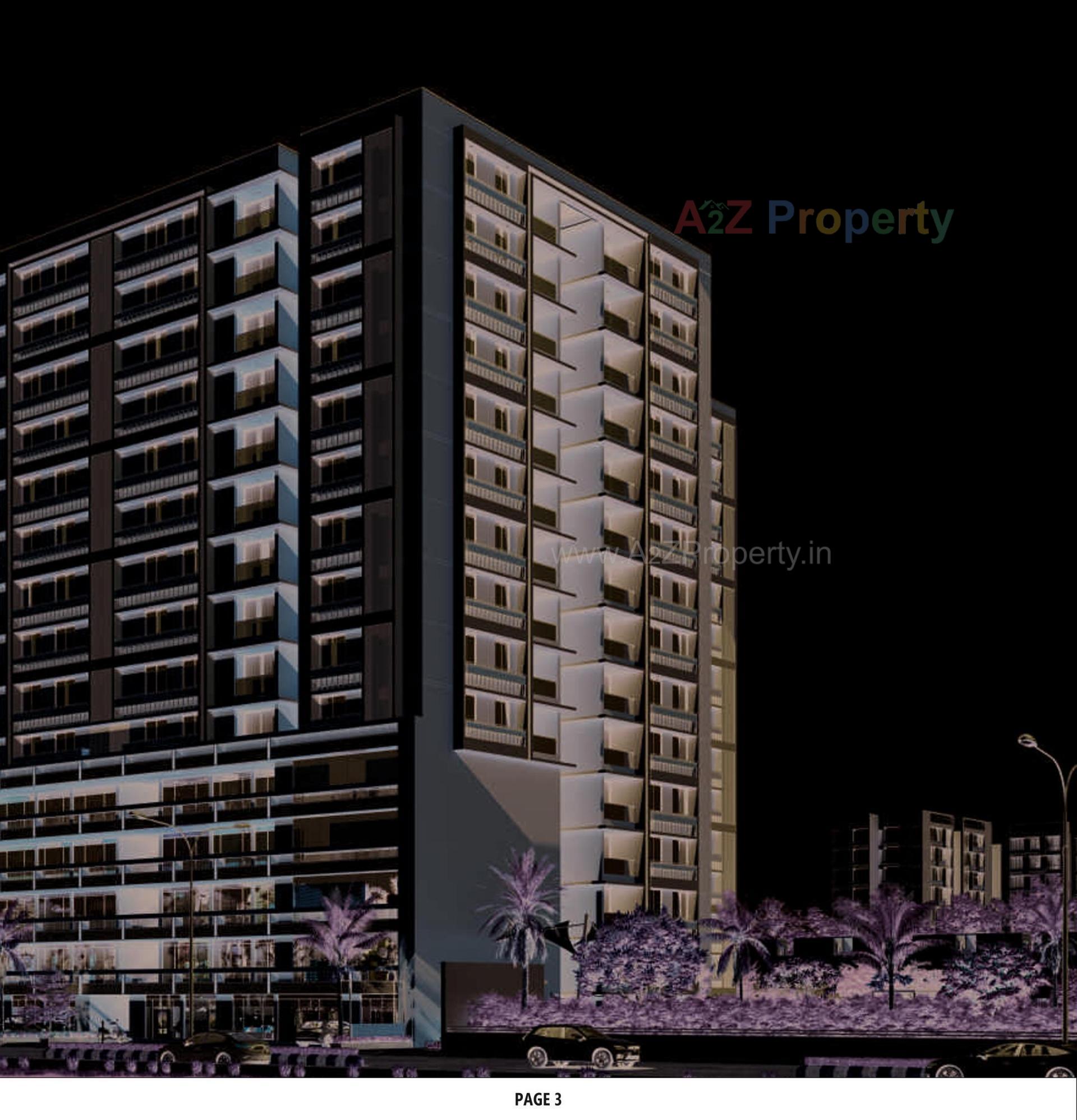 3D Elevation of real estate project Ganesh Rivera located at Nikol, Ahmedabad, Gujarat