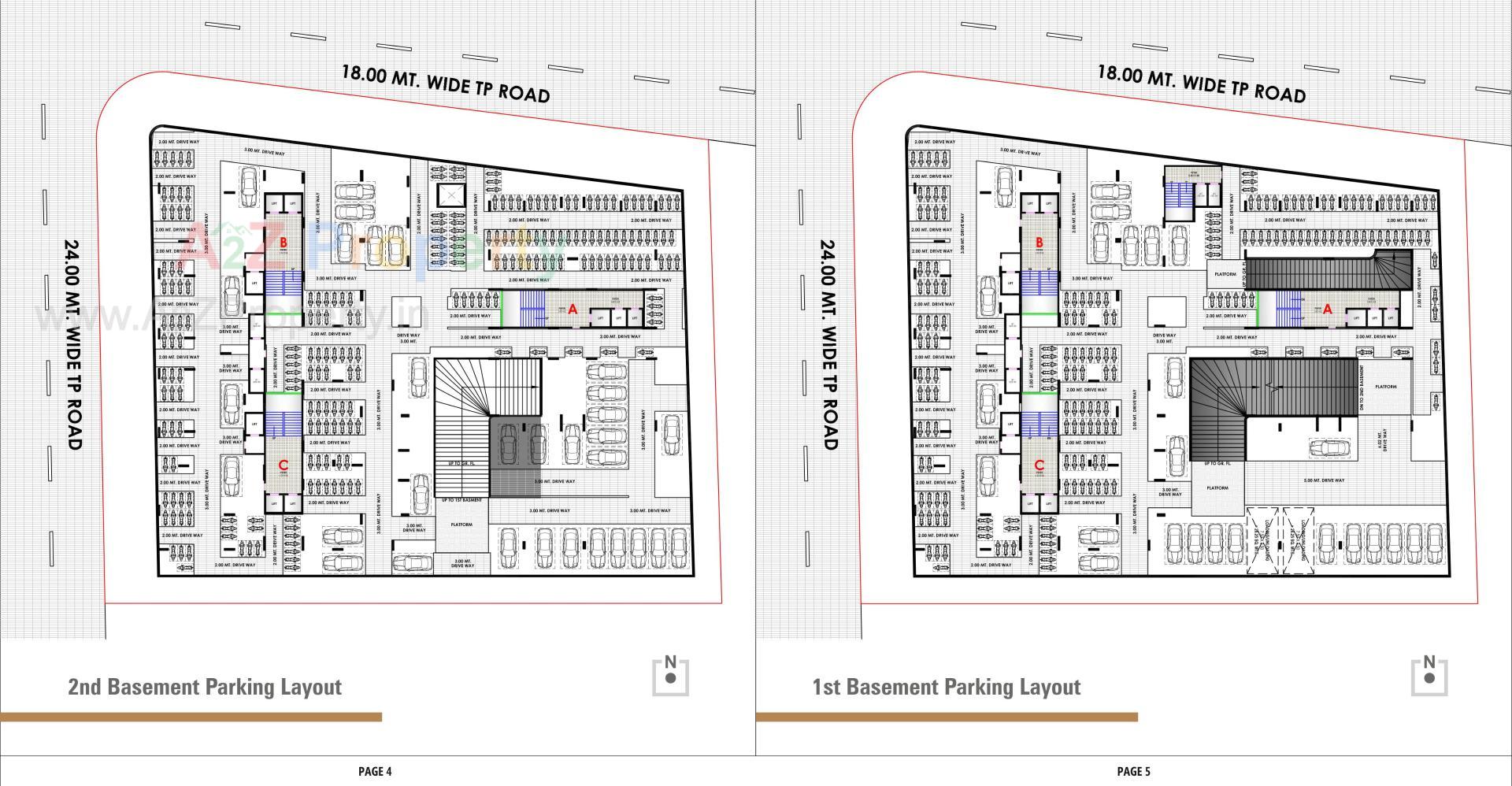 Layout of real estate project Ganesh Rivera located at Nikol, Ahmedabad, Gujarat