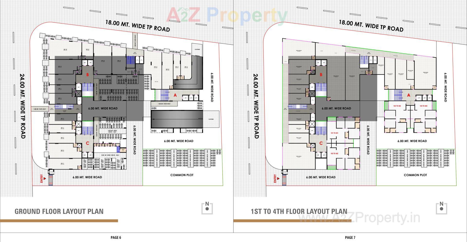 Layout of real estate project Ganesh Rivera located at Nikol, Ahmedabad, Gujarat