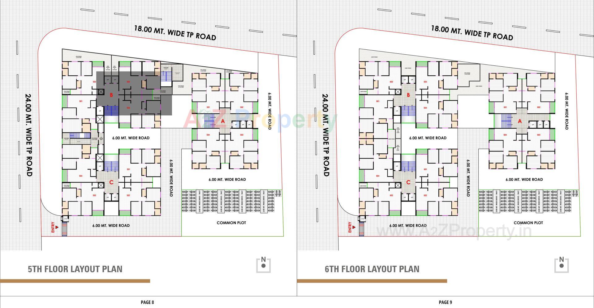 Layout of real estate project Ganesh Rivera located at Nikol, Ahmedabad, Gujarat
