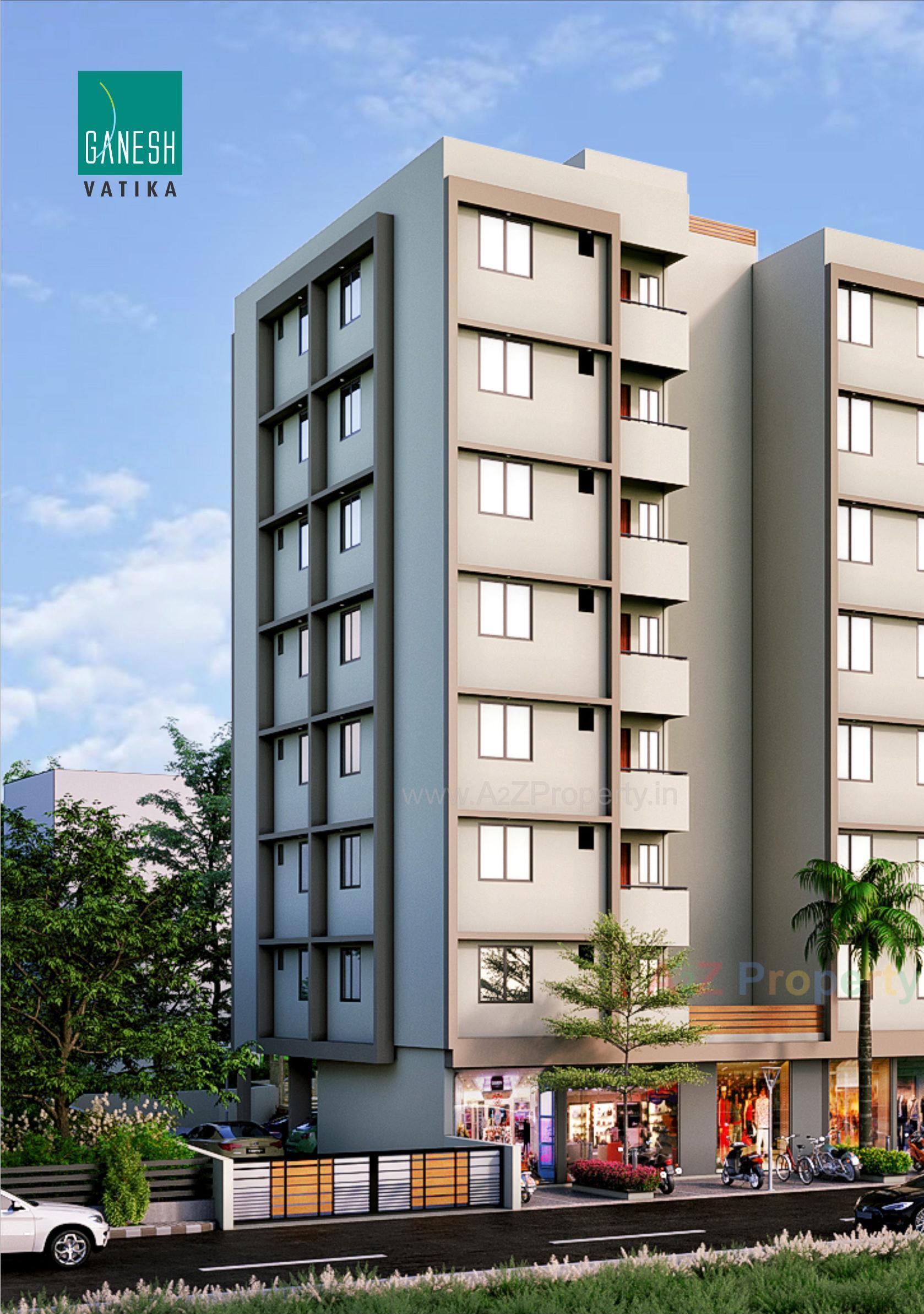 3D Elevation of real estate project Ganesh Vatika located at Chenpur, Ahmedabad, Gujarat