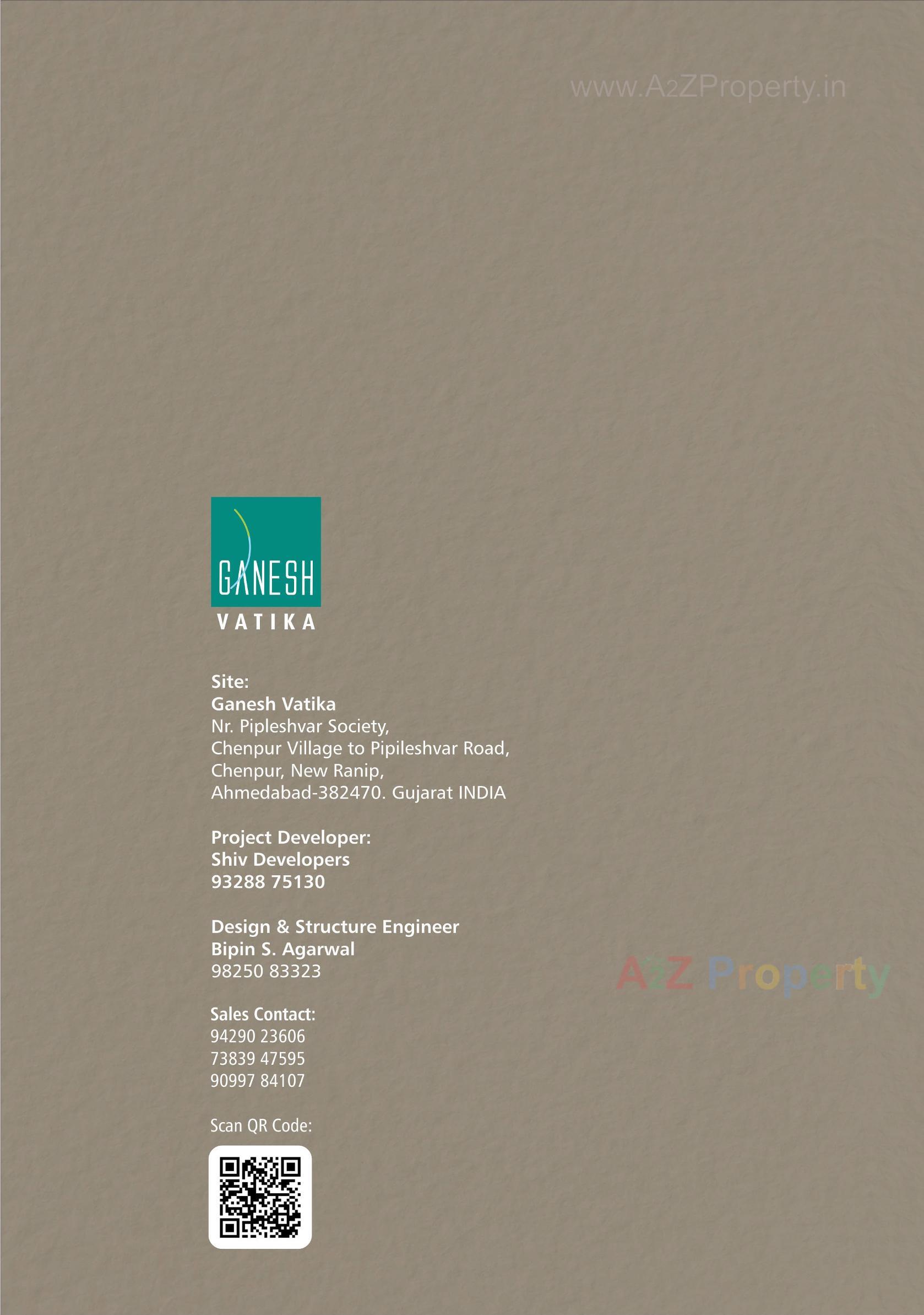  of real estate project Ganesh Vatika located at Chenpur, Ahmedabad, Gujarat