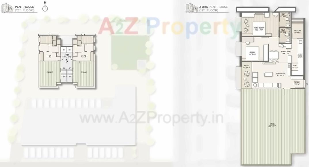 Layout of real estate project Ganga Heights located at Tragad, Ahmedabad, Gujarat