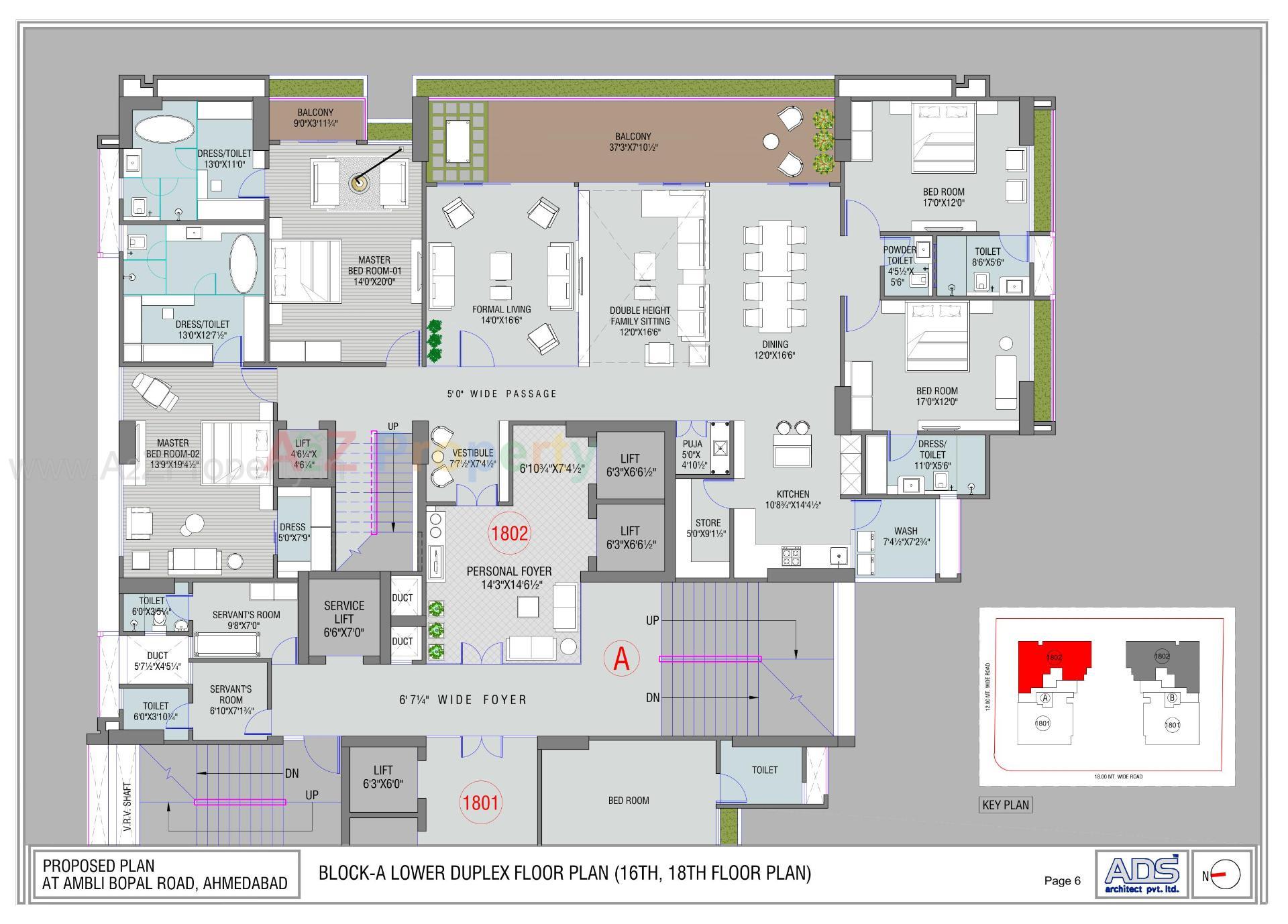 Layout of real estate project Gharana located at Vejalpur, Ahmedabad, Gujarat