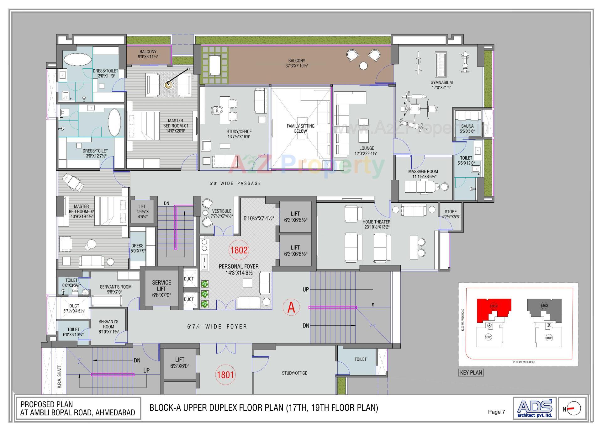 Layout of real estate project Gharana located at Vejalpur, Ahmedabad, Gujarat