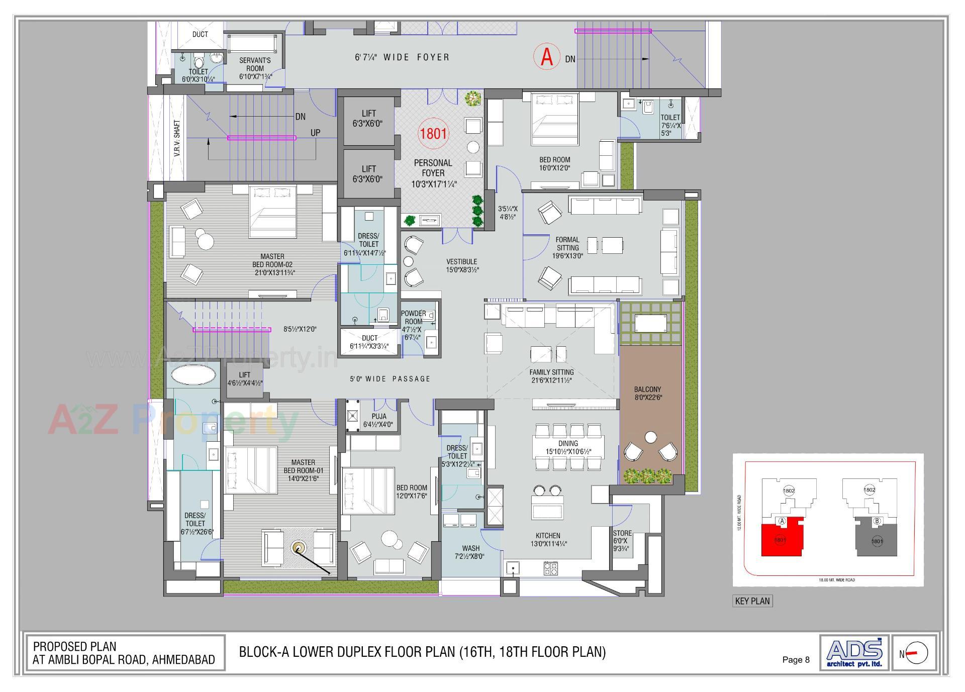 Layout of real estate project Gharana located at Vejalpur, Ahmedabad, Gujarat