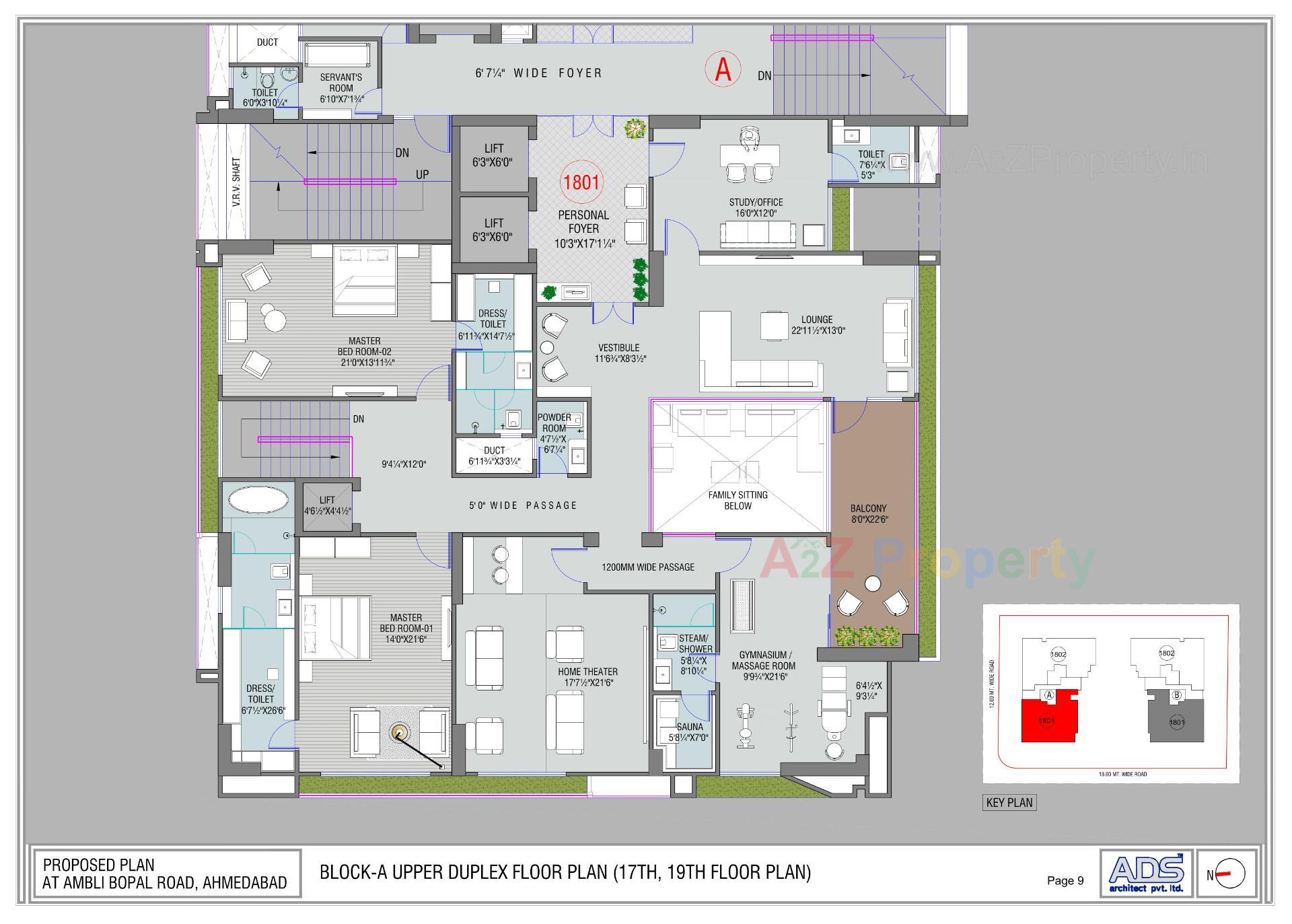 Layout of real estate project Gharana located at Vejalpur, Ahmedabad, Gujarat