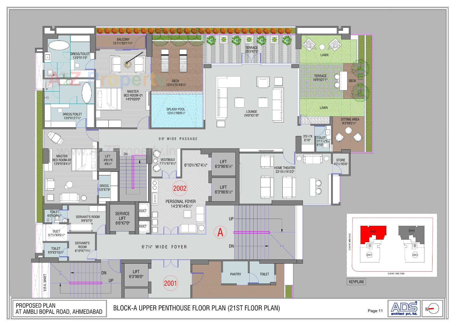 Layout of real estate project Gharana located at Vejalpur, Ahmedabad, Gujarat