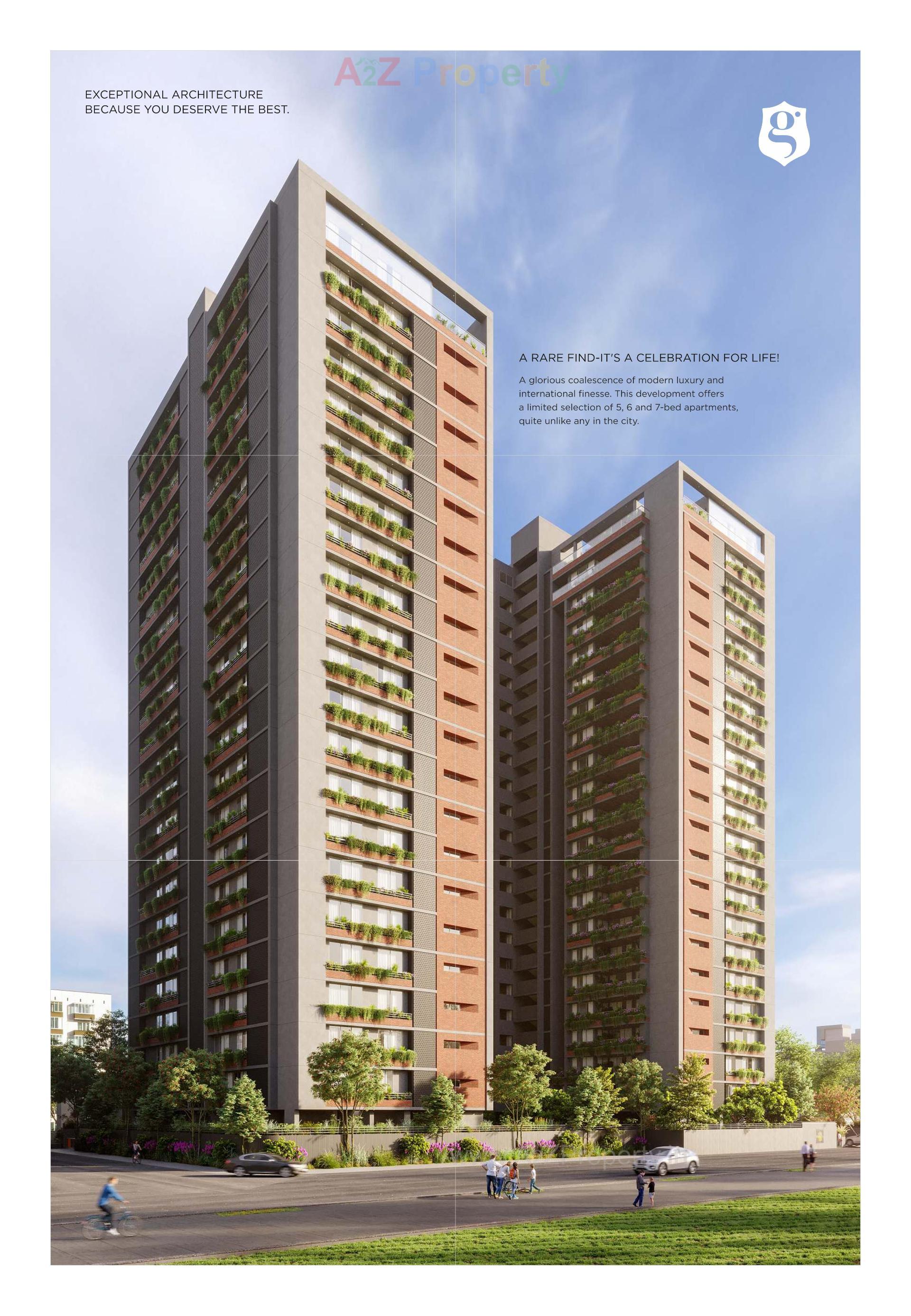 3D Elevation of real estate project Gharana located at Vejalpur, Ahmedabad, Gujarat