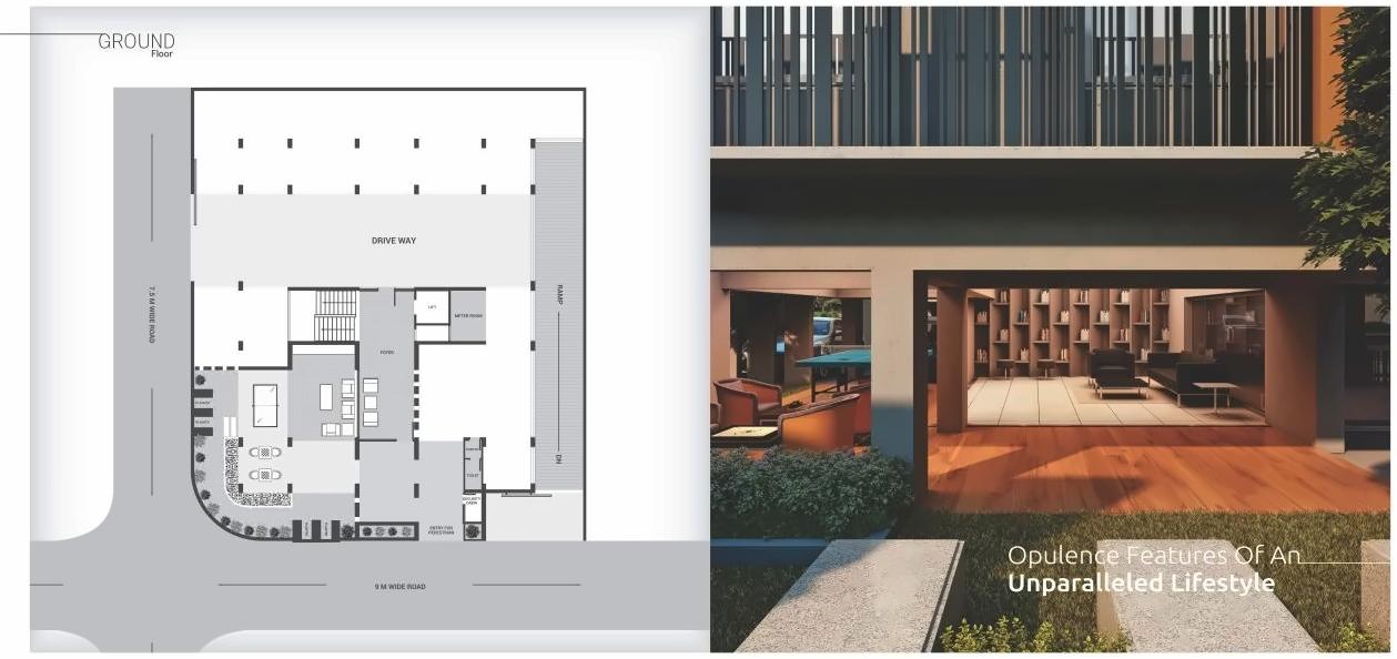Layout of real estate project Giriraj Flats located at Rajpur-hirpur, Ahmedabad, Gujarat