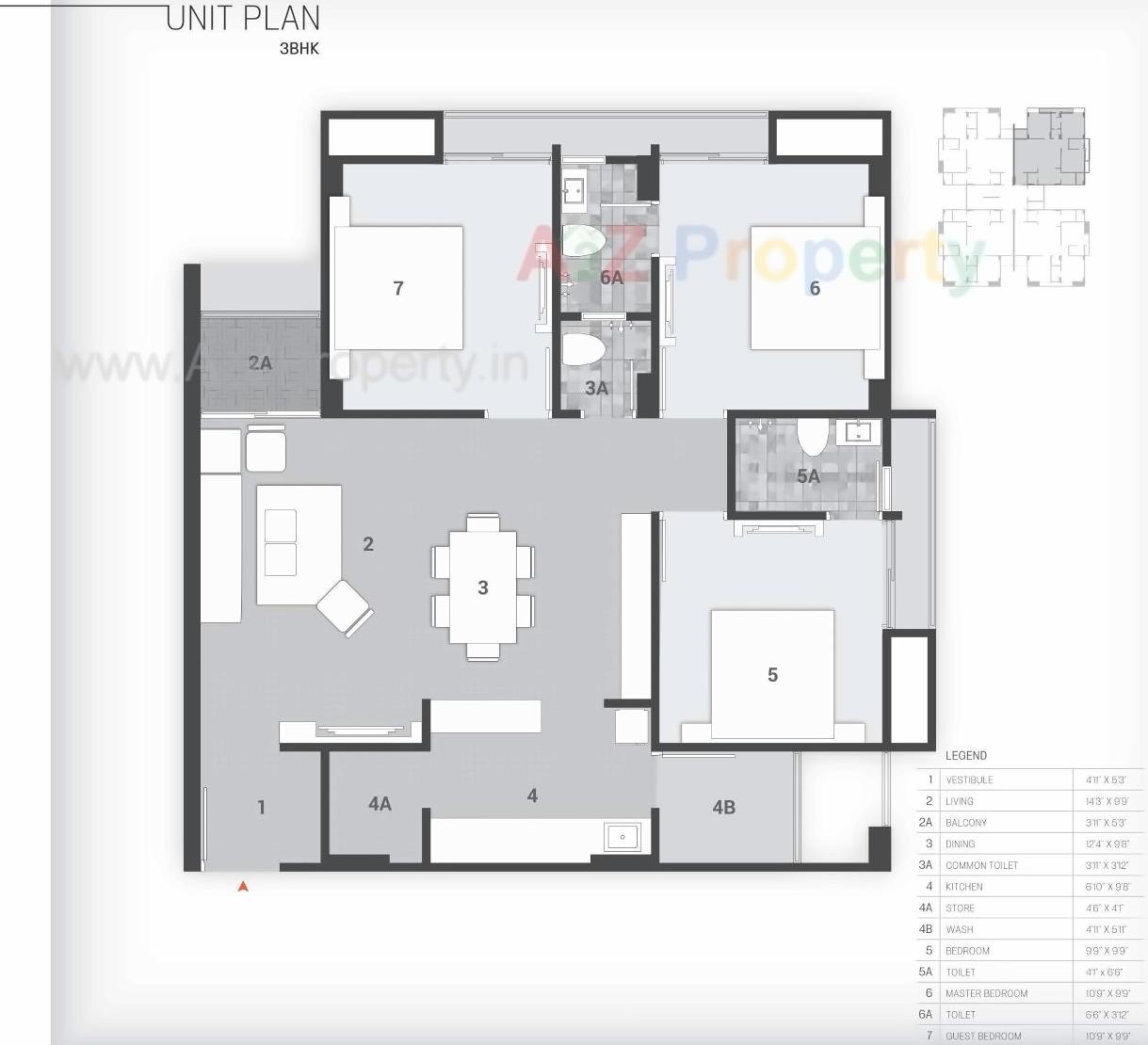 Layout of real estate project Giriraj Flats located at Rajpur-hirpur, Ahmedabad, Gujarat