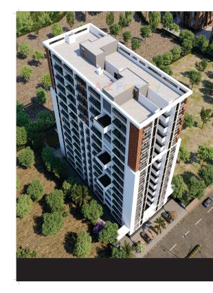 Elevation of real estate project Girivar Greens located at Nikol, Ahmedabad, Gujarat