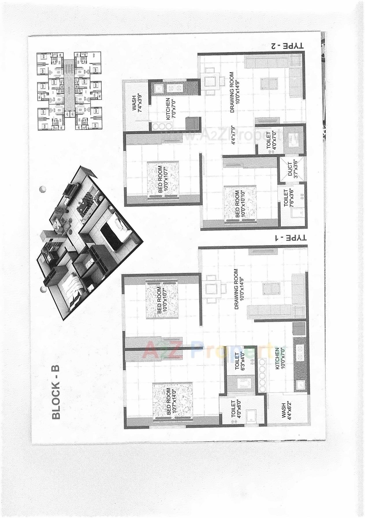 Layout of real estate project Gitanjali Residency located at Naroda, Ahmedabad, Gujarat