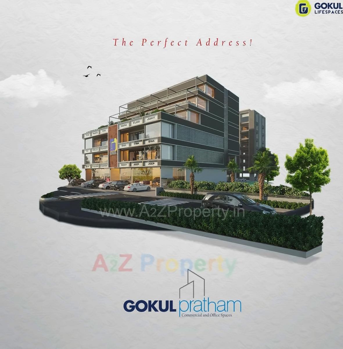 3D Elevation of real estate project Gokul Pratham located at Ahmedabad, Ahmedabad, Gujarat