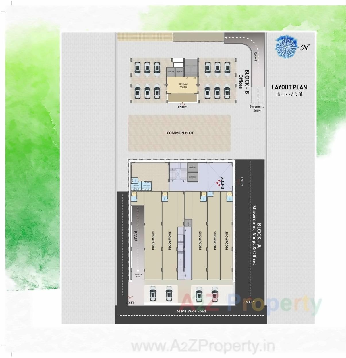 Layout of real estate project Gokul Pratham located at Ahmedabad, Ahmedabad, Gujarat