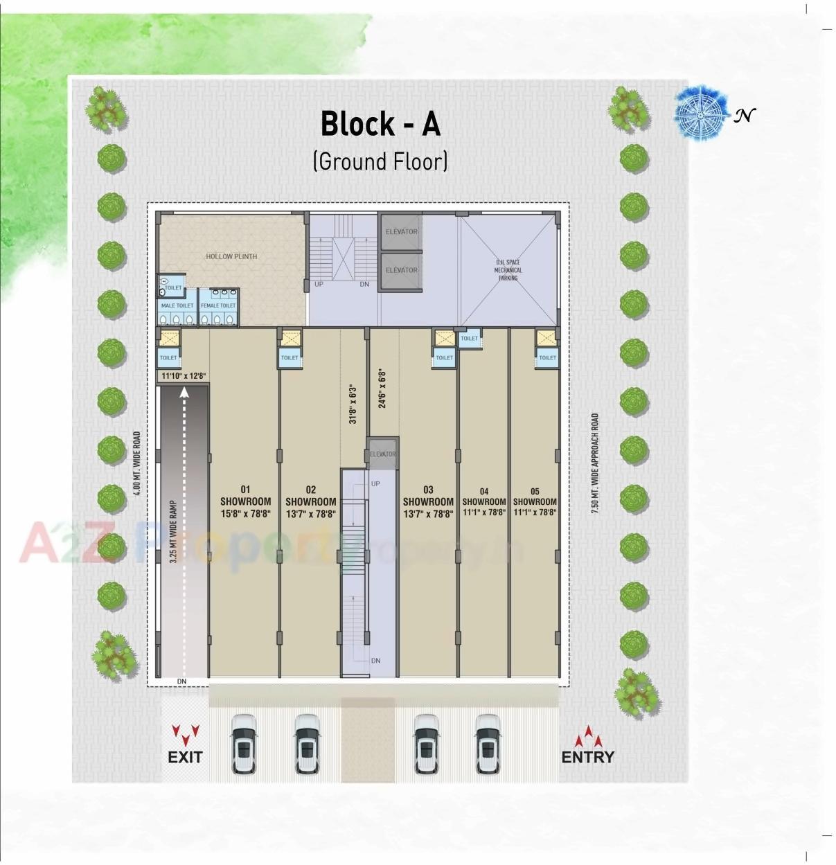 Layout of real estate project Gokul Pratham located at Ahmedabad, Ahmedabad, Gujarat