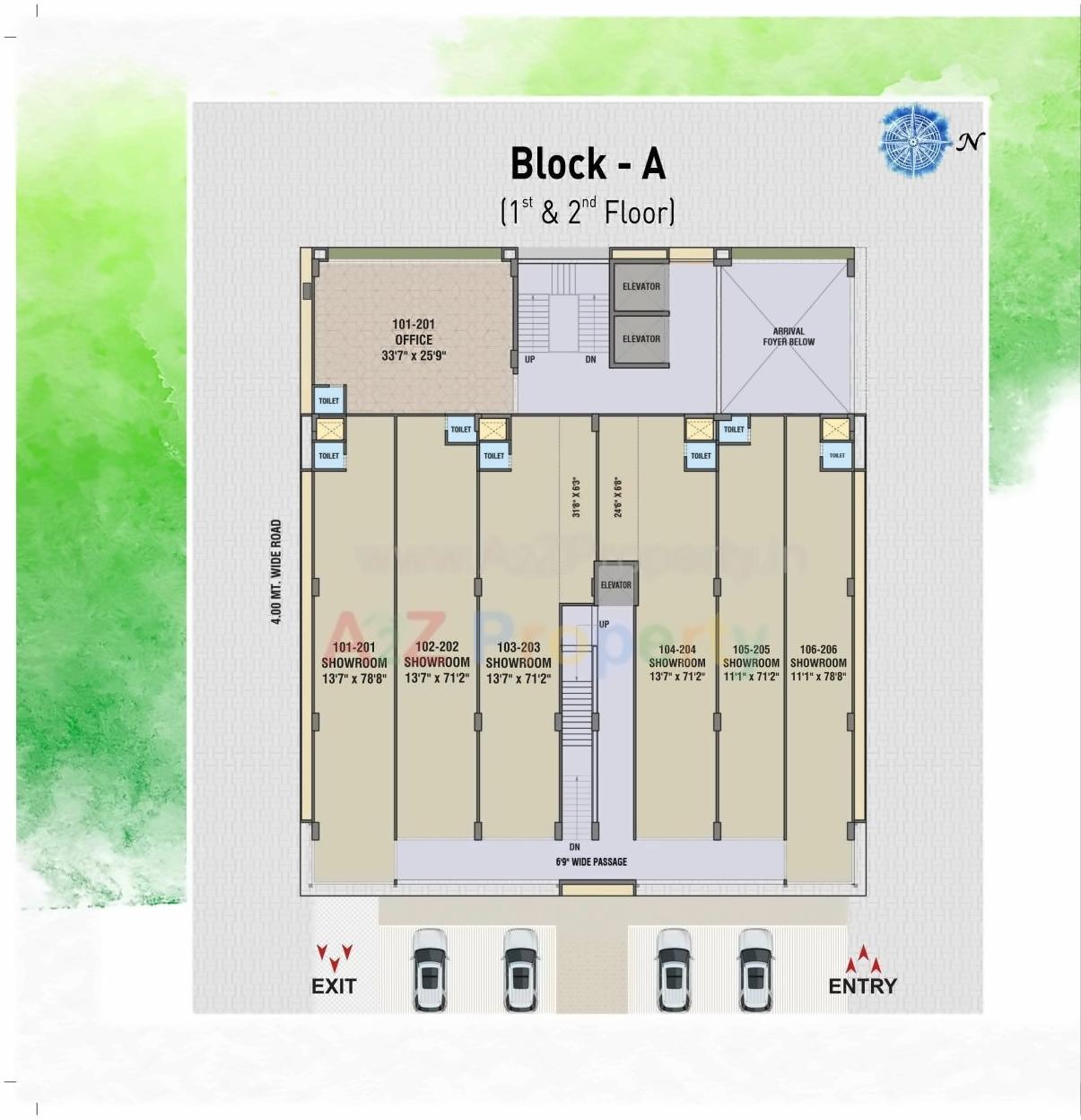 Layout of real estate project Gokul Pratham located at Ahmedabad, Ahmedabad, Gujarat