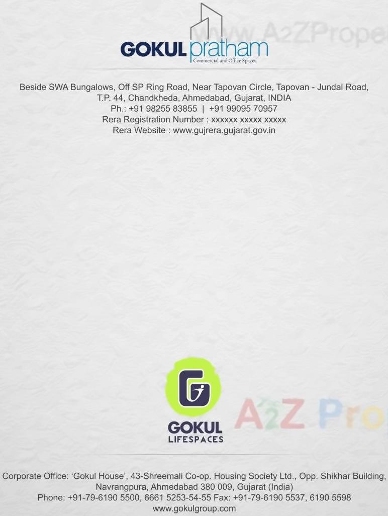  of real estate project Gokul Pratham located at Ahmedabad, Ahmedabad, Gujarat