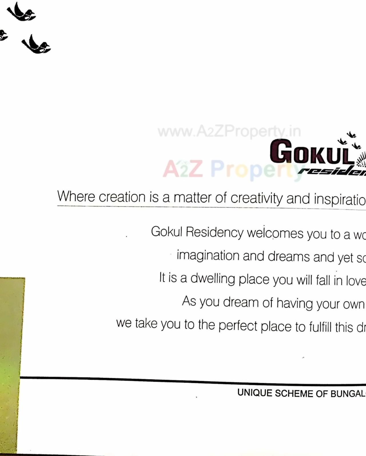  of real estate project Gokul Residency (block A + B, G, H) located at Vinzol, Ahmedabad, Gujarat