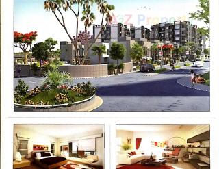 Elevation of real estate project Gokul Residency (block A + B, G, H) located at Vinzol, Ahmedabad, Gujarat