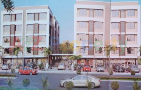 3D Elevation of real estate project Gokul Shree, Gokul Hari   Gokul Anand located at Kanbha, Ahmedabad, Gujarat