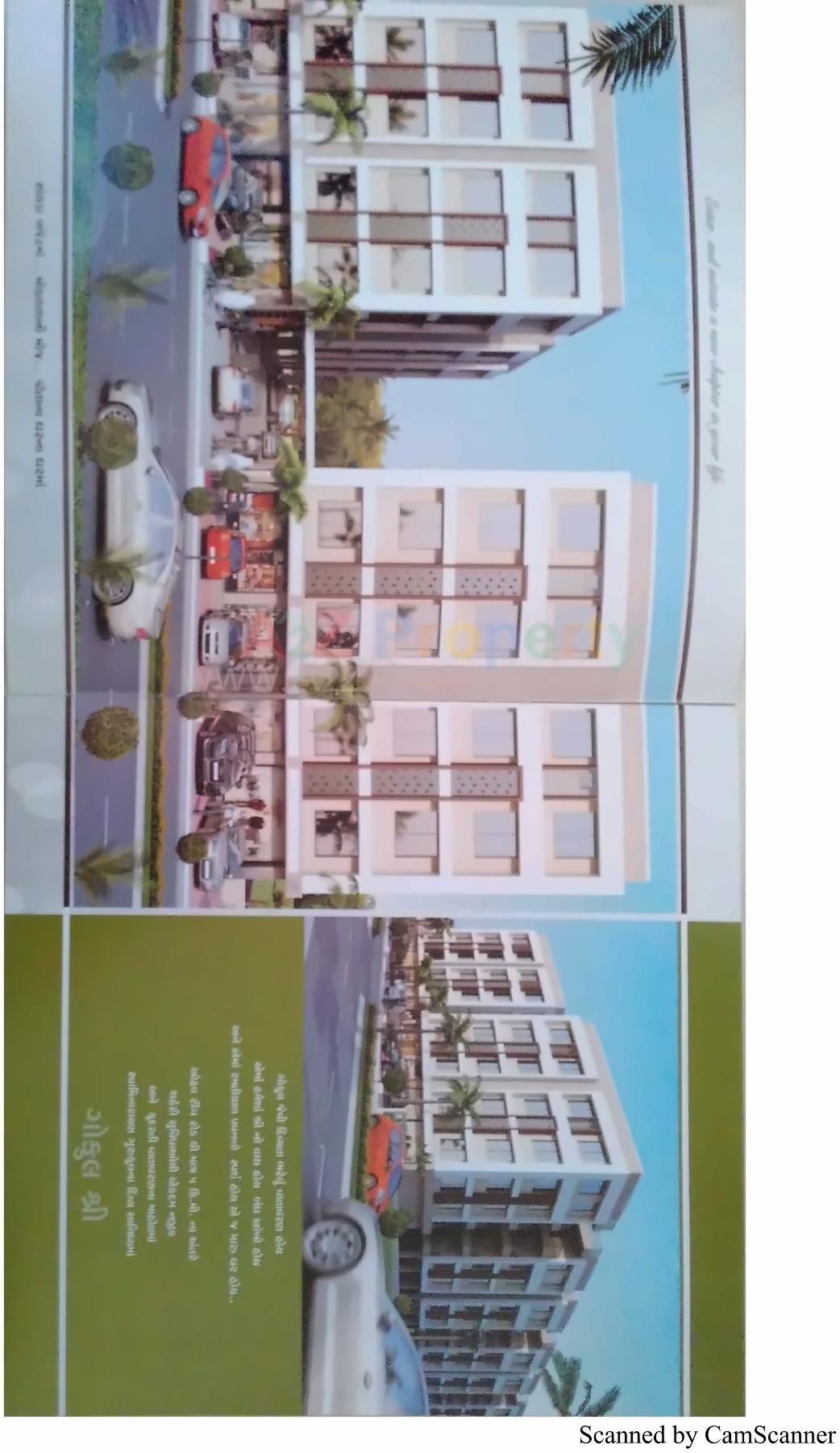 Layout of real estate project Gokul Shree, Gokul Hari   Gokul Anand located at Kanbha, Ahmedabad, Gujarat