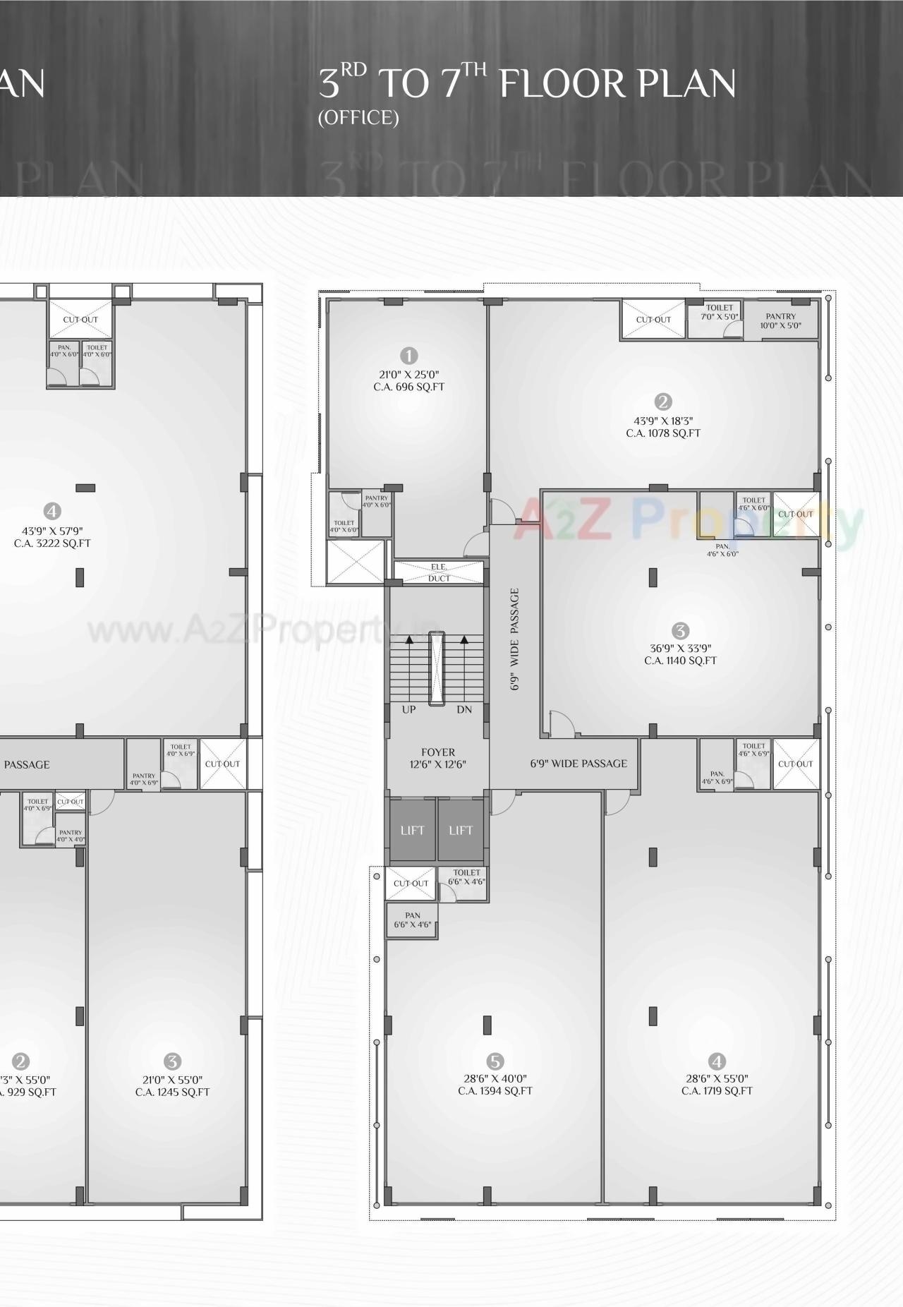 Layout of real estate project Golden Icon located at Jodhpur, Ahmedabad, Gujarat