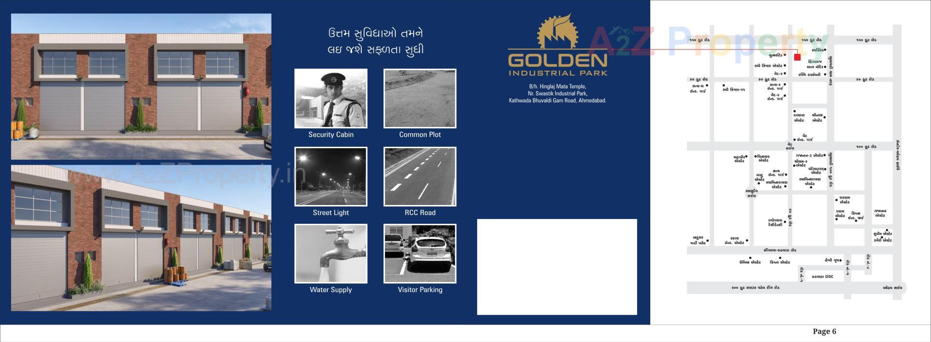  of real estate project Golden Industrial Park located at Kathwada, Ahmedabad, Gujarat