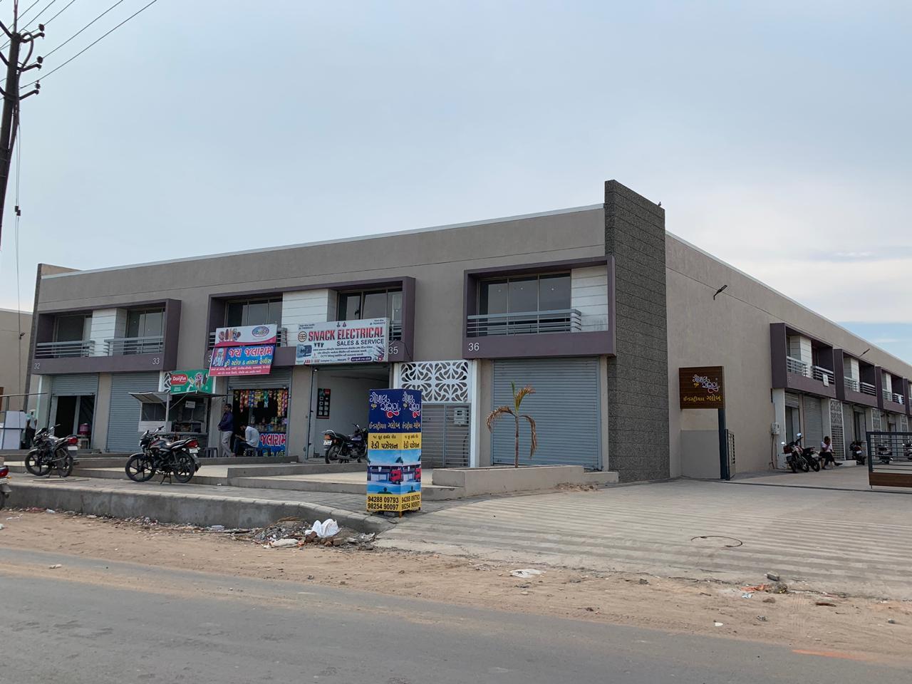 185091_const of real estate project Gopal Charan Industrial Globe located at Kathwada, Ahmedabad, Gujarat