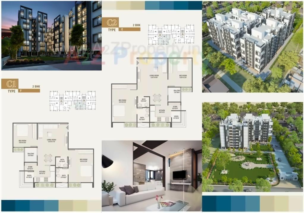 Layout of real estate project Gopinath Pride located at Naroda, Ahmedabad, Gujarat