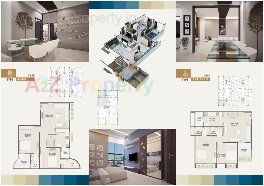 Layout of real estate project Gopinath Pride located at Naroda, Ahmedabad, Gujarat