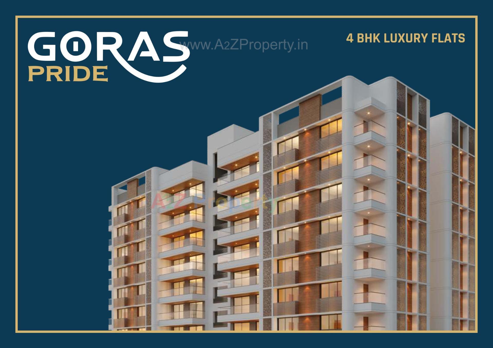 3D Elevation of real estate project Goras Pride located at Nikol, Ahmedabad, Gujarat
