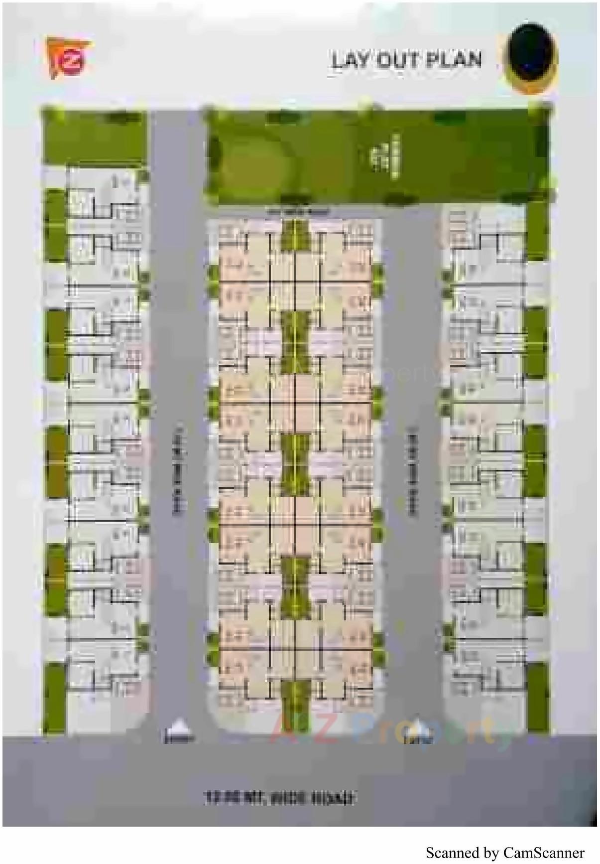 Layout of real estate project Govardhan Galaxy Ii located at Nikol, Ahmedabad, Gujarat