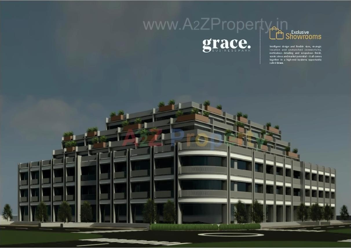 3D Elevation of real estate project Grace Business Park located at Ahmedabad, Ahmedabad, Gujarat